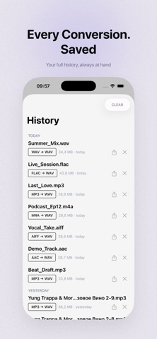 Rewave: Audio Converter Screenshot 4 of 6