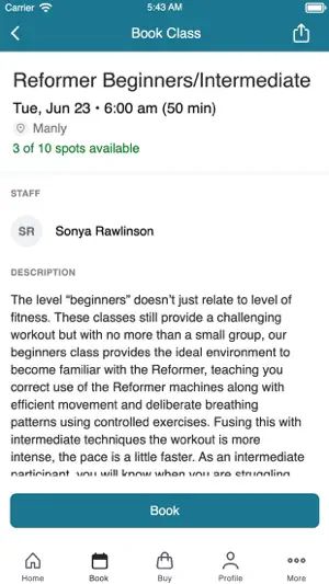 Dynamic Pilates screenshot 3