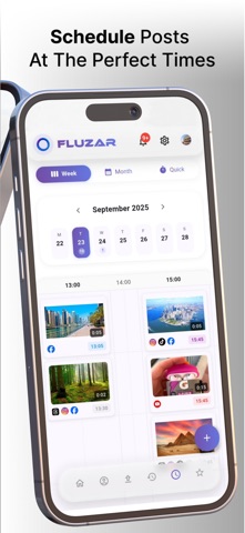 Fluzar: AI Social Post Manager screenshot