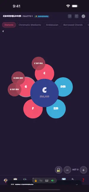 ChordBloom screenshot 2