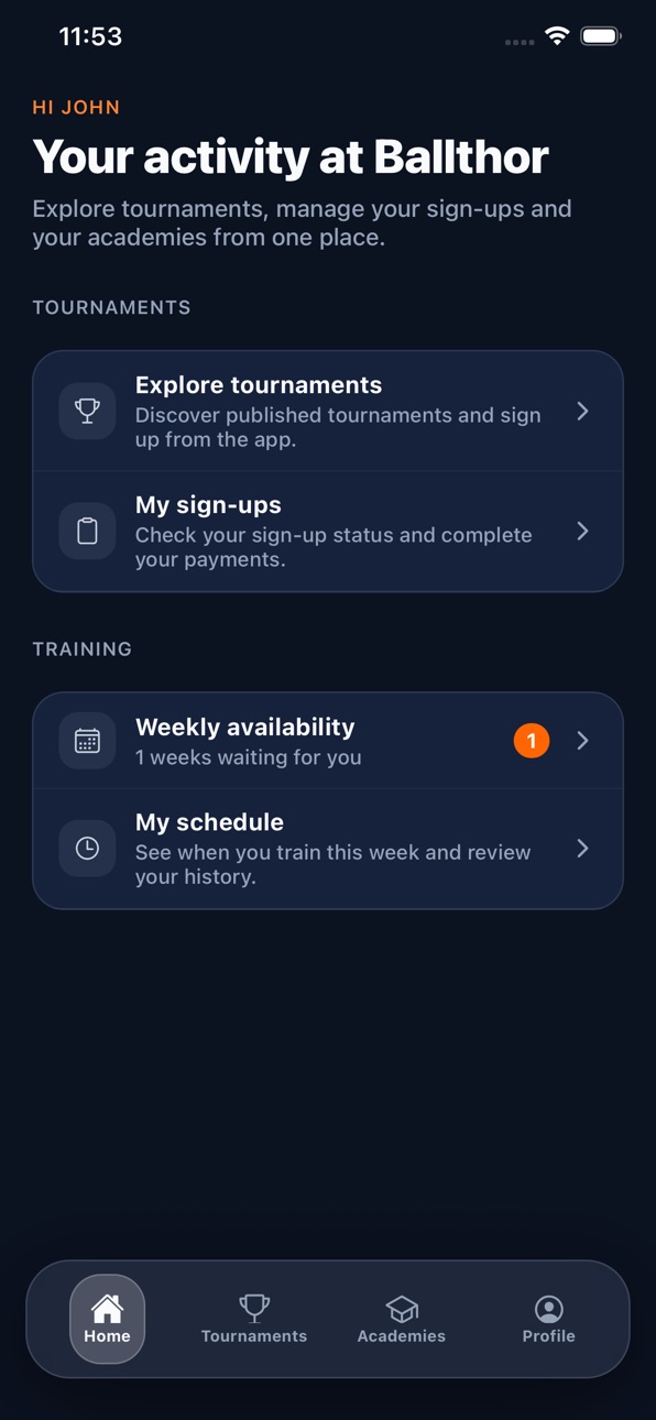 iPhone screenshot