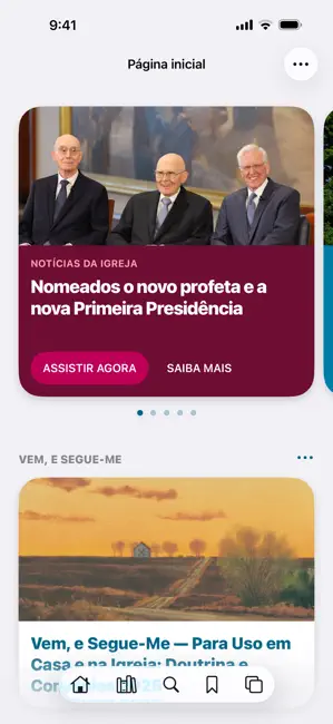 Biblioteca do Evangelho iPhone screenshot 1