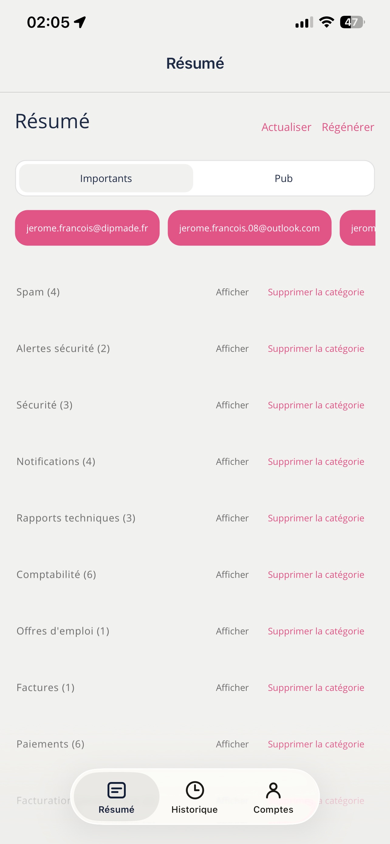 Screenshot 5 of InboxBrief