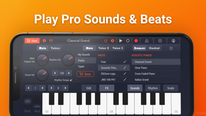 Piano Pro & Drum Music Studio Screenshot