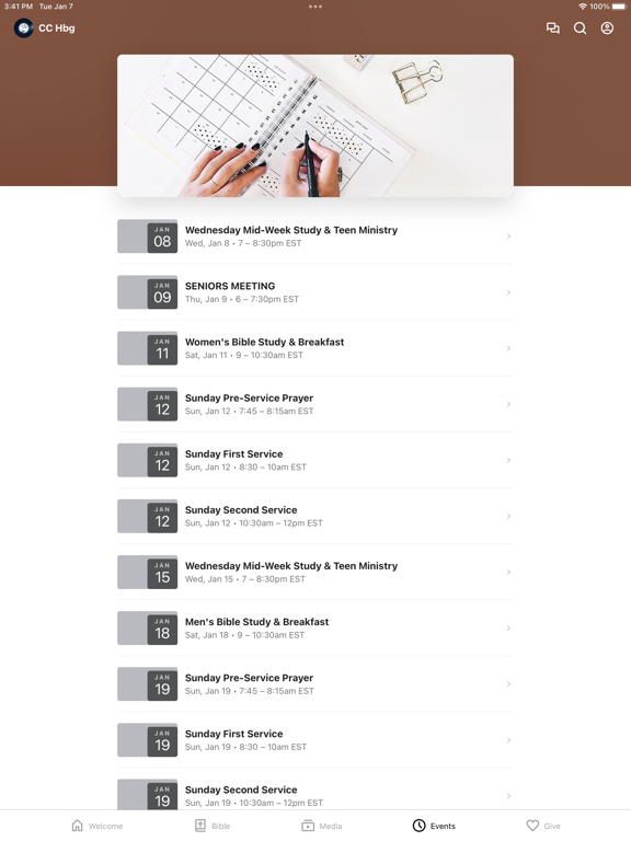 Calvary Chapel Harrisburg WS iPad screenshot 3 - Education app