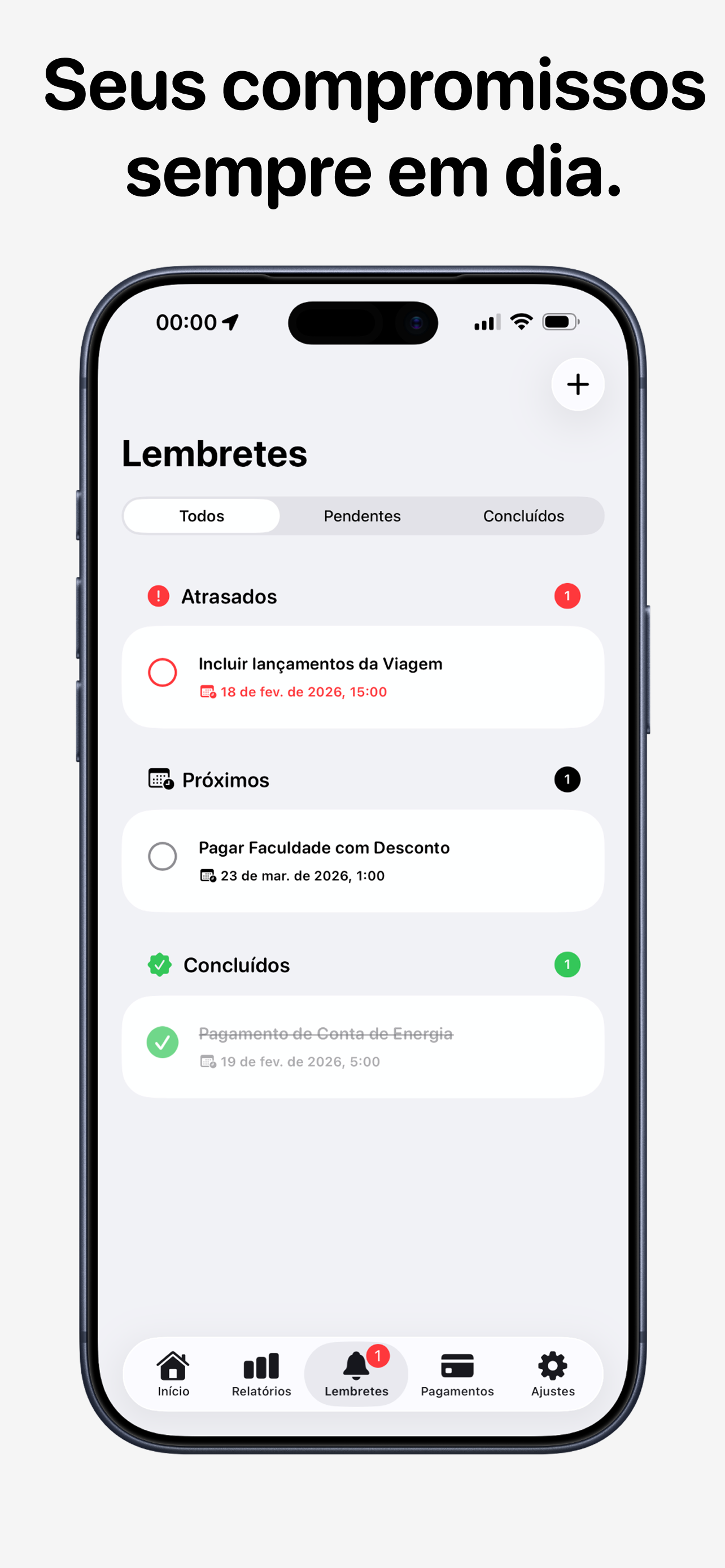 Finanças: Controle de Gastos