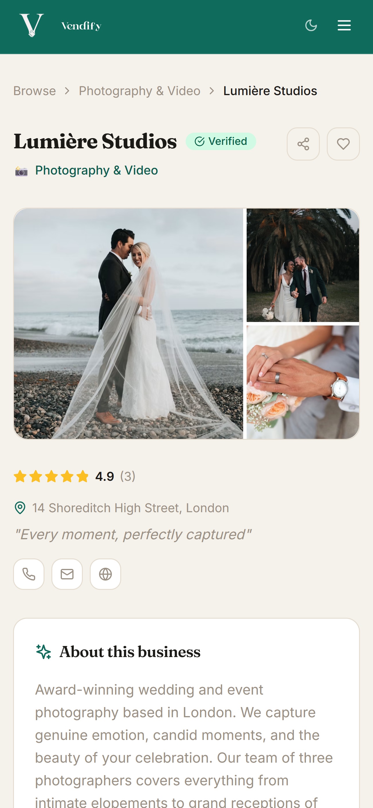 Screenshot 3 of Vendify Events
