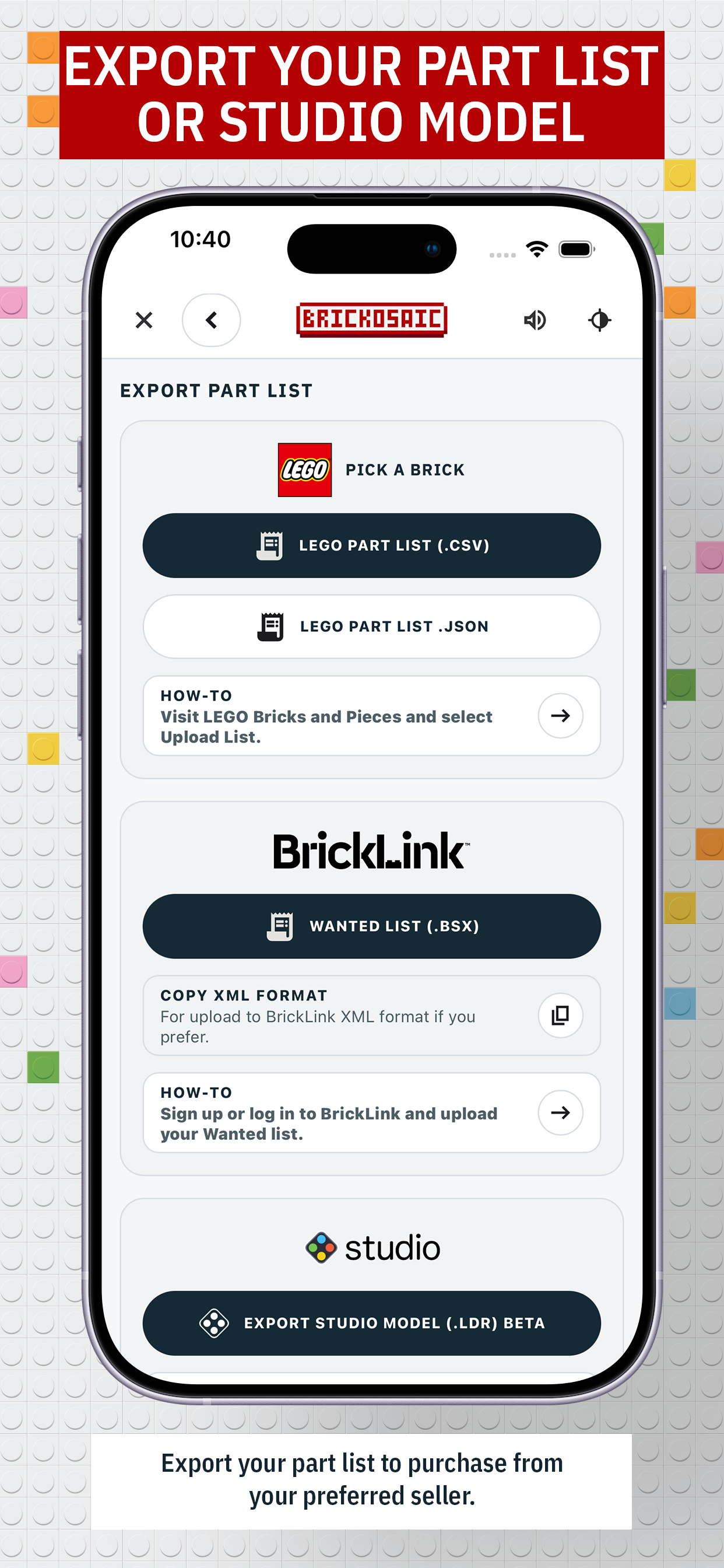 Brickosaic screenshot 9