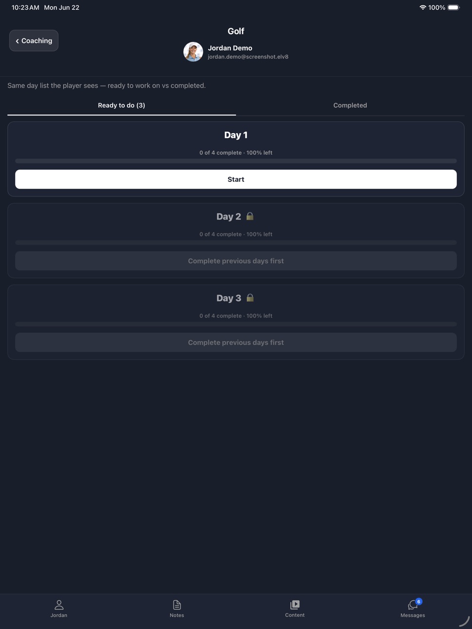 iPad screenshot