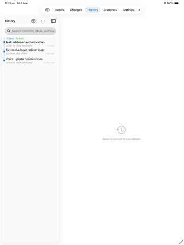 DangGIT iPad screenshot