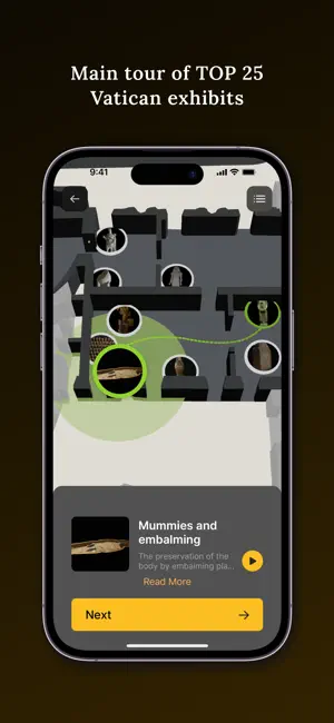 Vatican Museums audioguide screenshot 3
