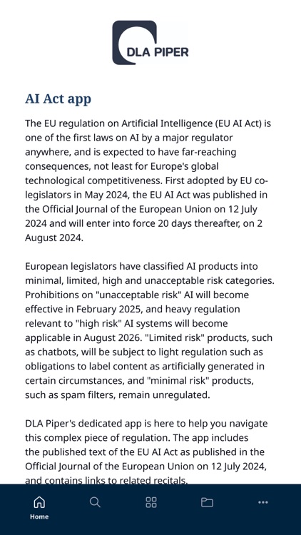 DLA Piper - EU AI Act