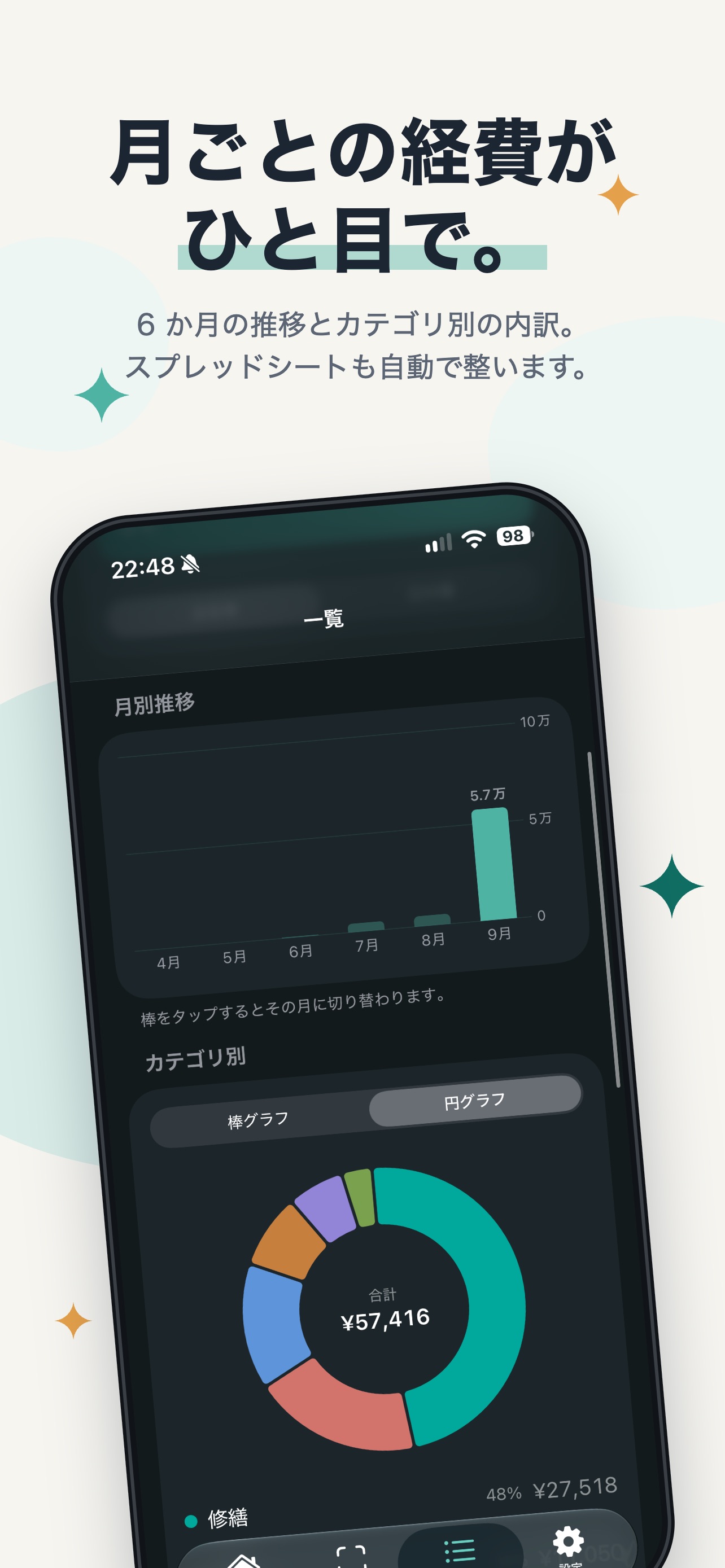 Screenshot 4 of ささっと経費管理 Sasareci