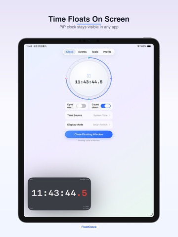 FloatClock-Floating PiP Clock