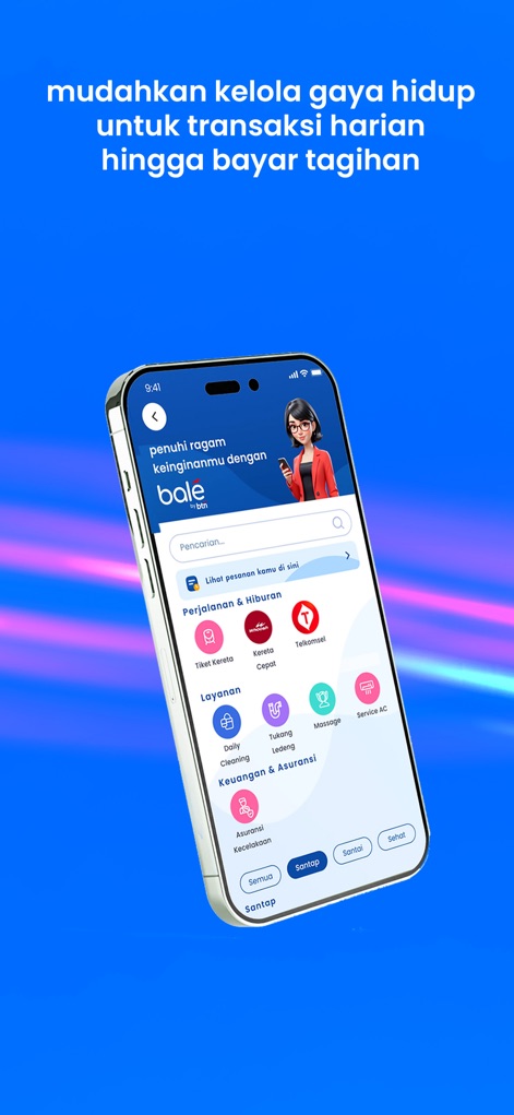 bale by BTN - Users can effortlessly manage daily lifestyle needs, from booking travel tickets to arranging various home and personal services directly within the app.