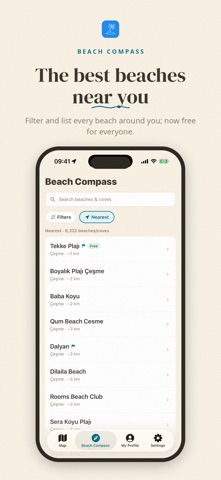 Cala: Beach & Cove Finder iPhone screenshot