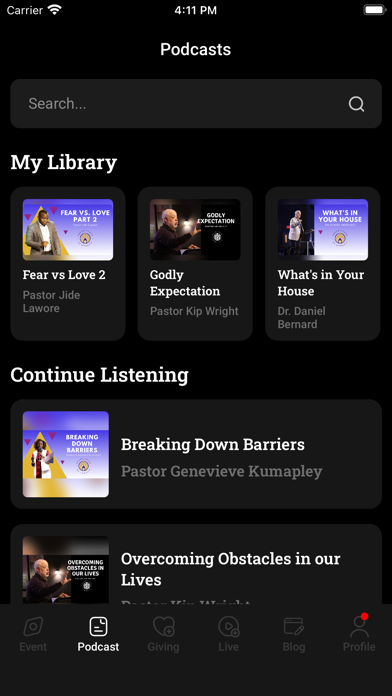 AHOW App Screenshot