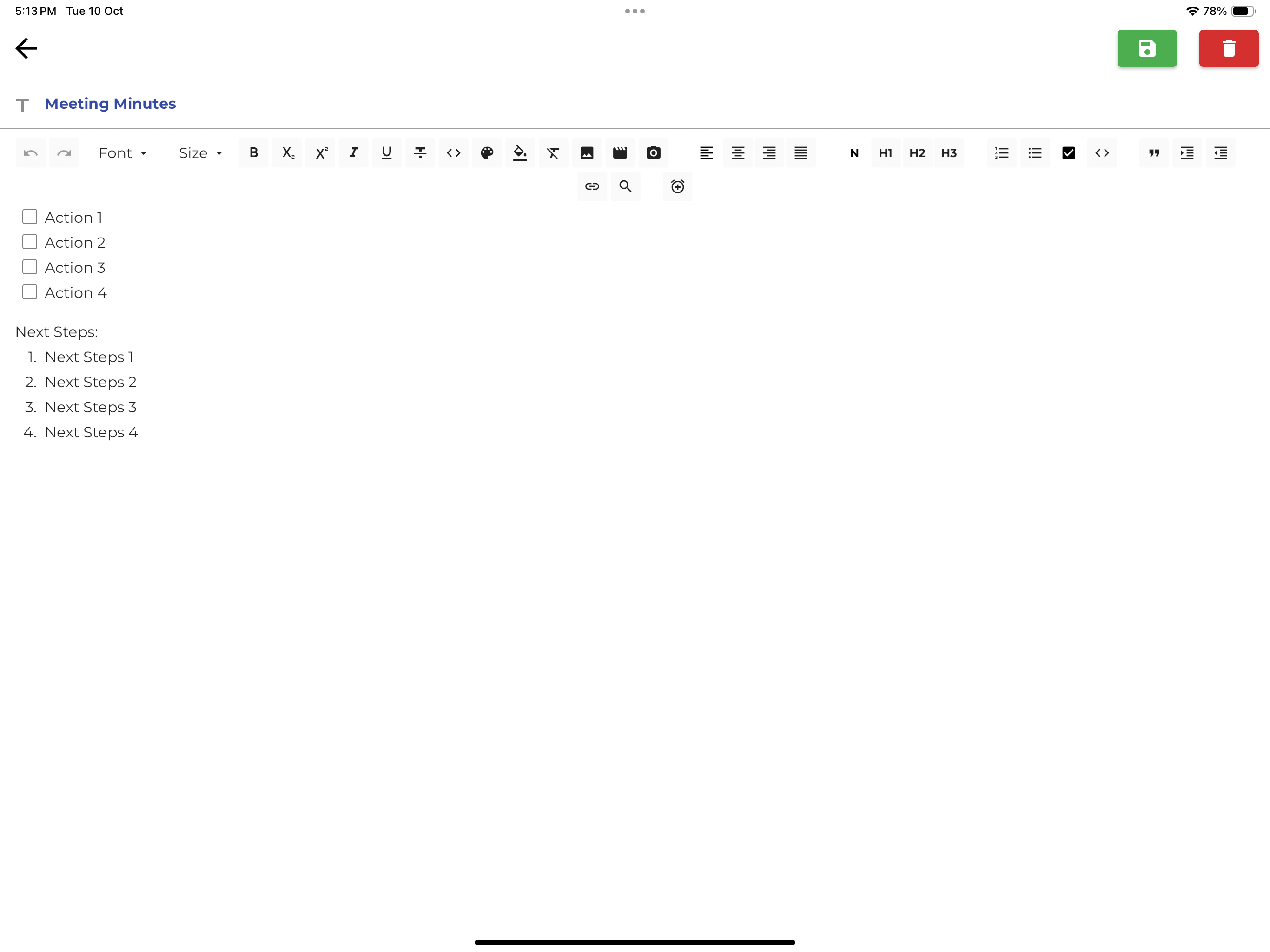 Executive Notes screenshot 8