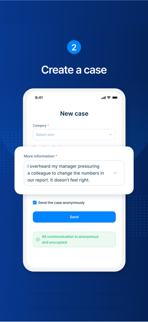 ‎FaceUp: Safe reporting Screenshot