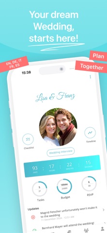 Weddy - Wedding Planner & RSVP Screenshot 1 of 8