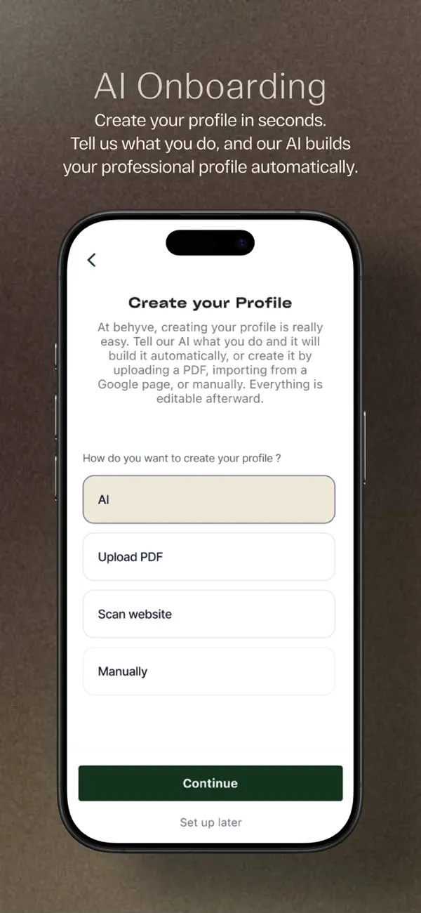 Screenshot #2 pour behyve creator