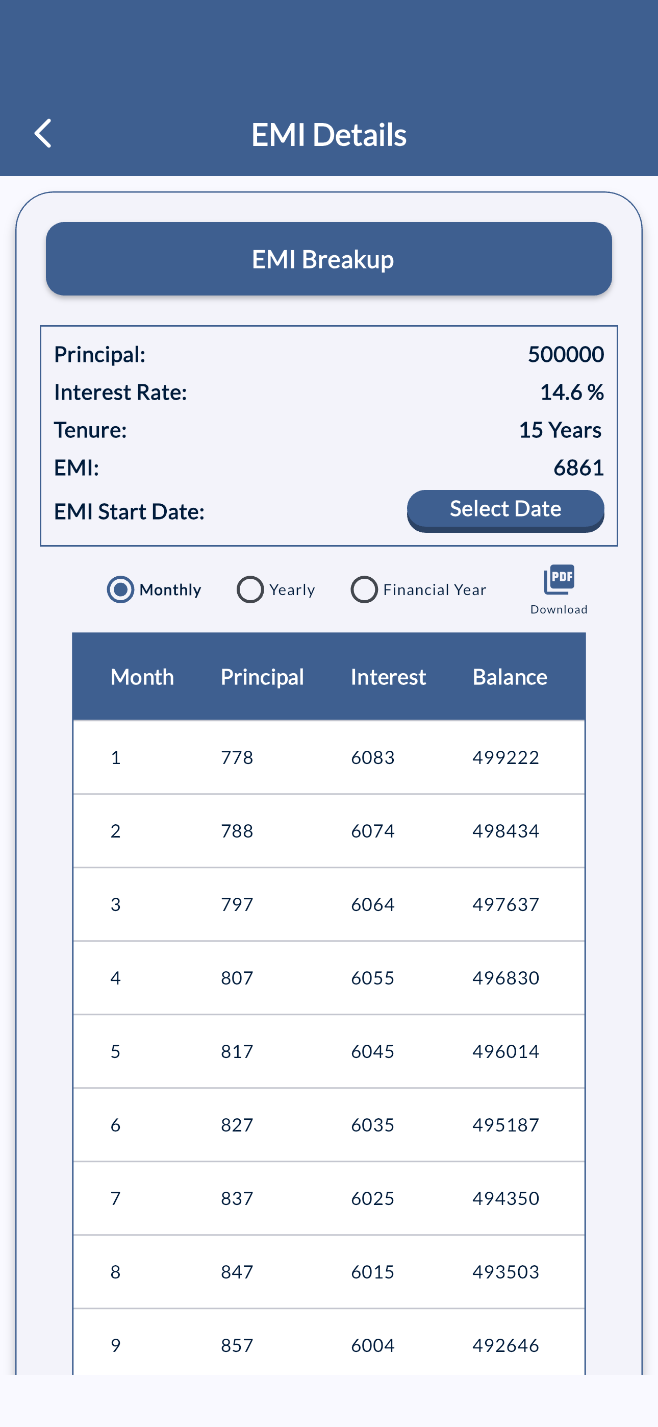 Banking Calculator - EMI FD RD