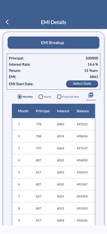 Banking Calculator - EMI FD RD iPhone screenshot