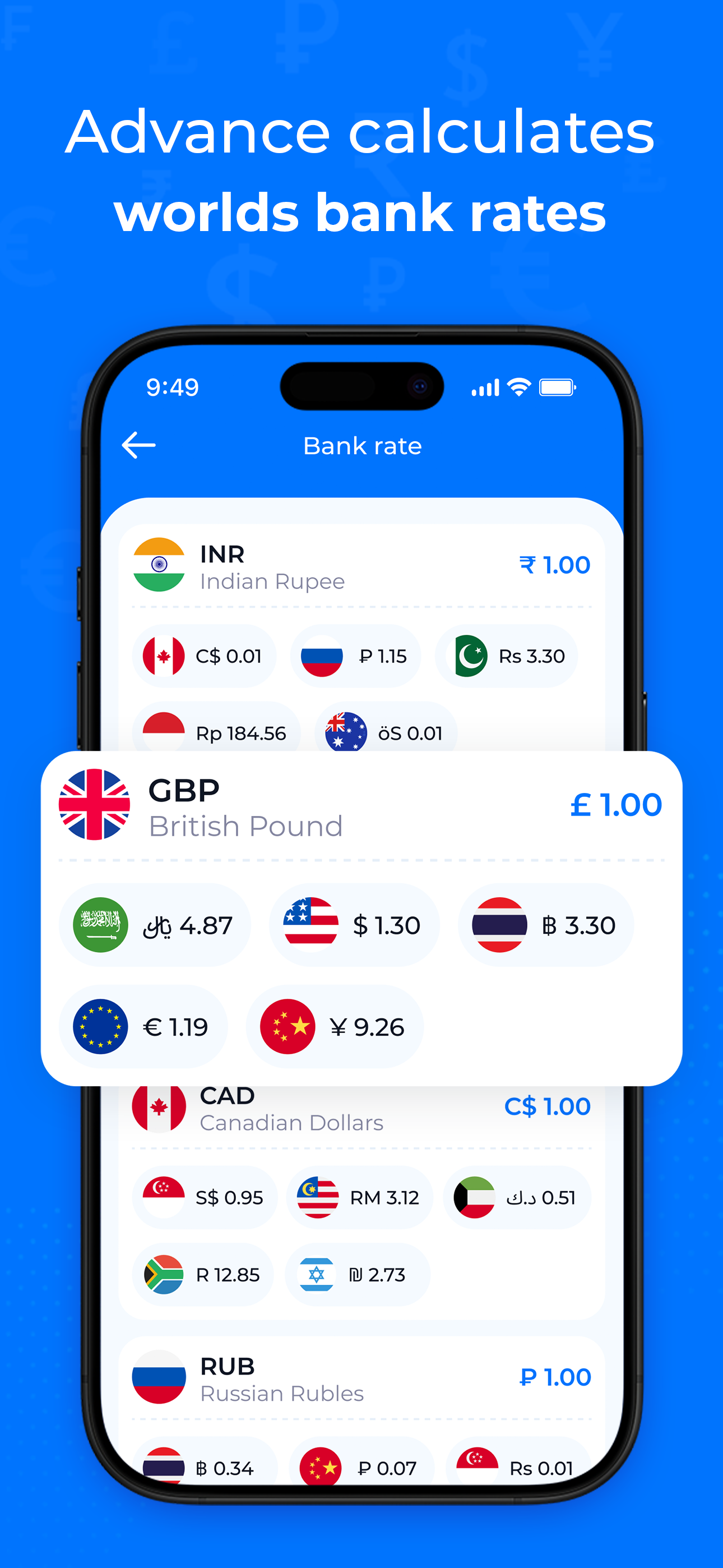 Currency Exchange: Global Rate screenshot 7
