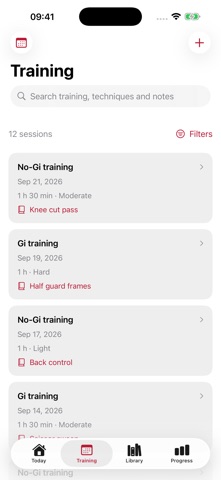 BJJ RollFlow Screenshot 2 of 10