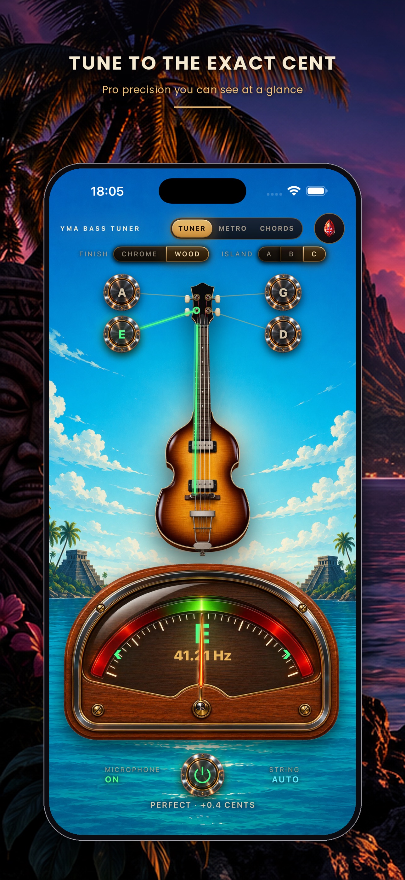 Screenshot 1 of YMA Bass Tuner