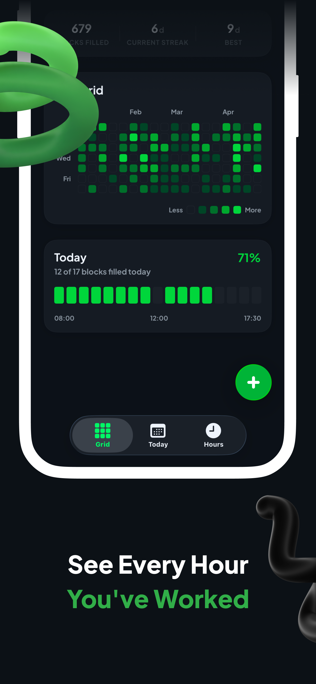 Squares: Work Time Tracker