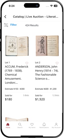 Potter & Potter Auctions screenshot