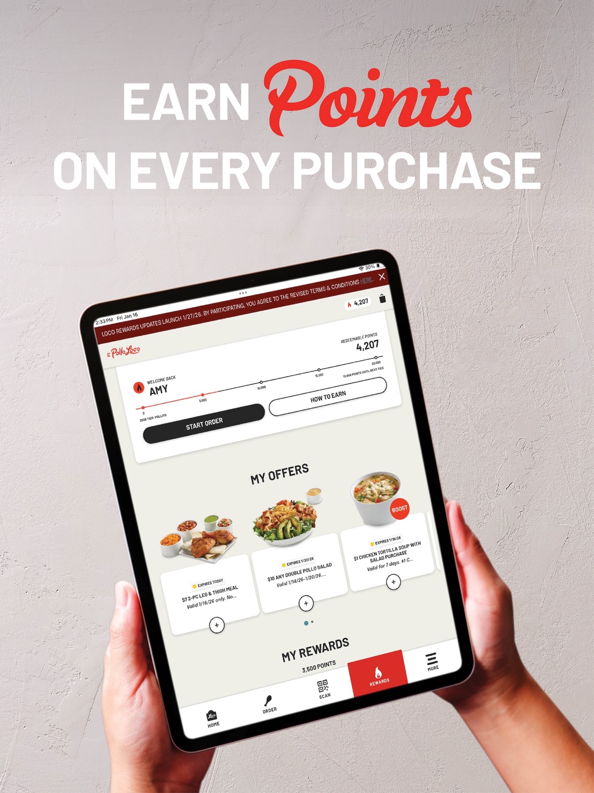 El Pollo Loco - Loco Rewards ipad screenshot 4