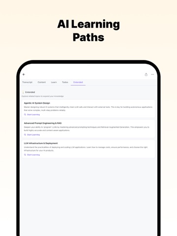 NotaGo - AI Note Taker iPad screenshot