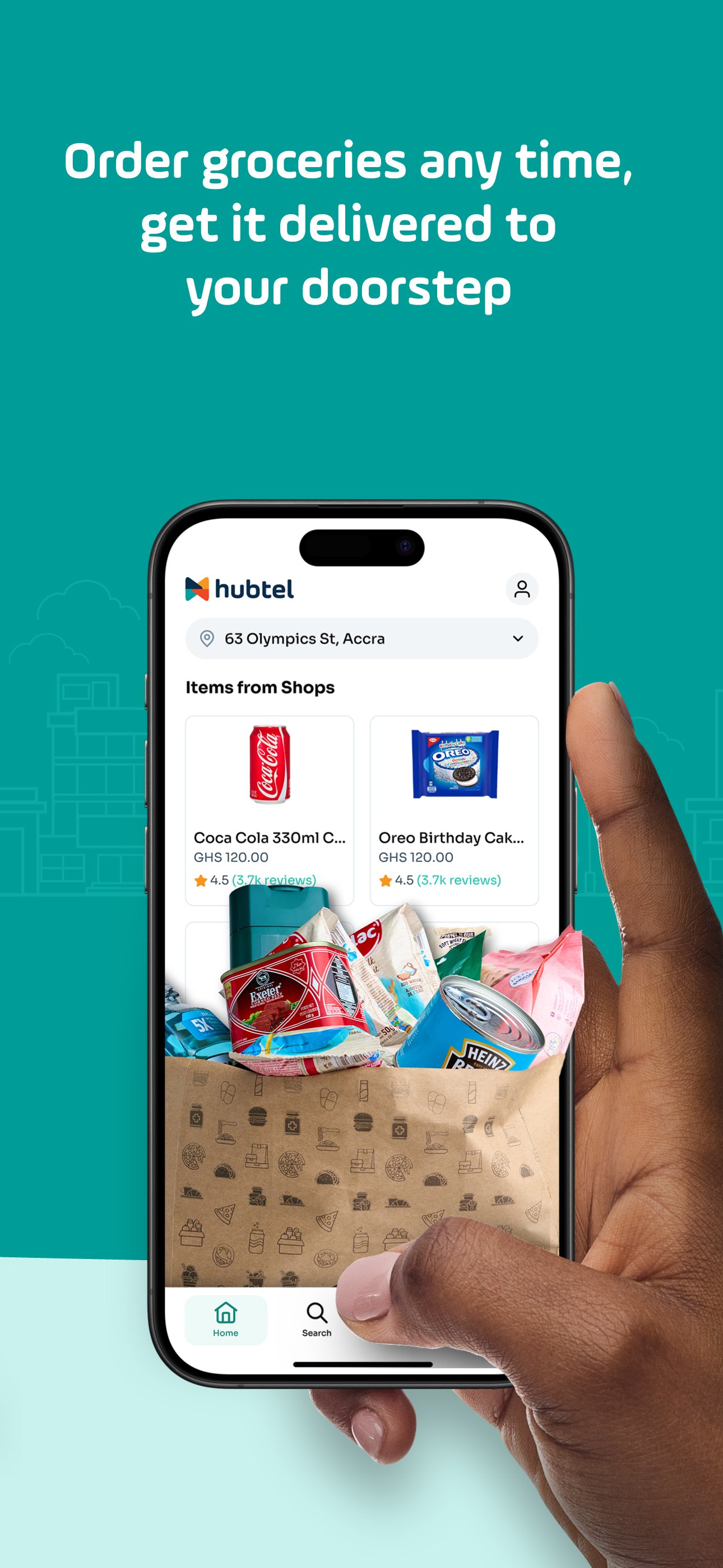 Hubtel: Bills, Food, Groceries