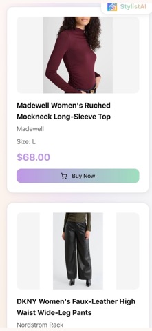 StylistAI App screenshot