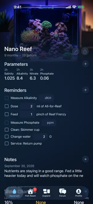AquaticLog screenshot 1