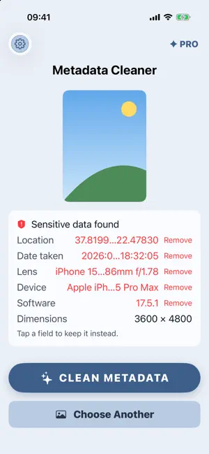 Metadata Cleaner: Photo & PDF screenshot 2