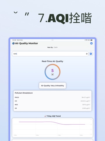 空気質モニタ：AQIアプリのおすすめ画像4