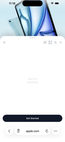 Asterysk iPhone screenshot