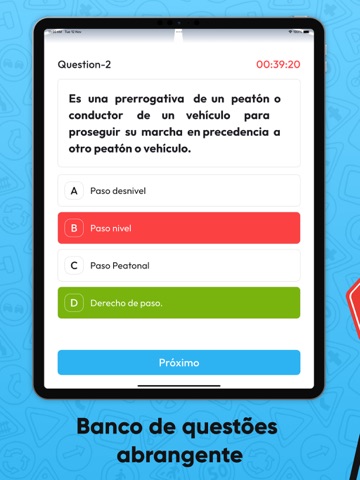 MT Simulacro de examen 2024 iPad screenshot