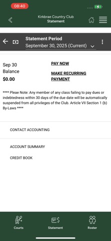 Kirkbrae CC Screenshot 3 of 4