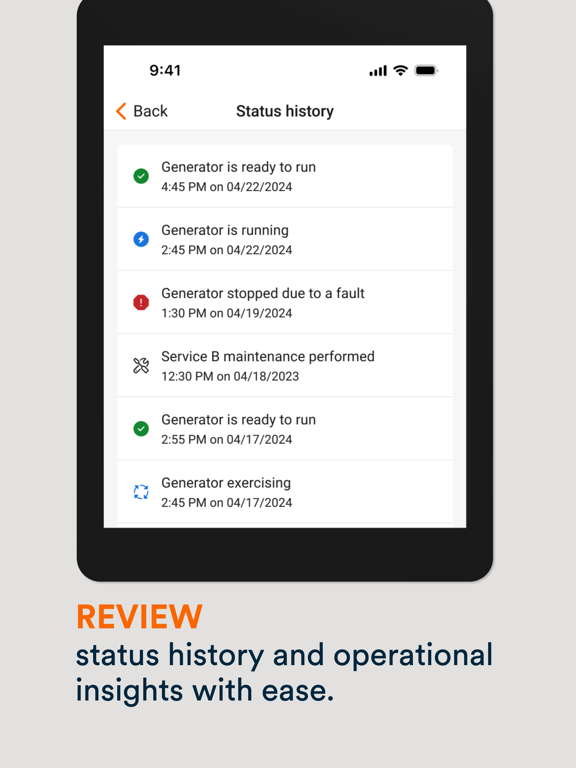 Mobile Link for Generators iPad screenshot 6 - Utilities app