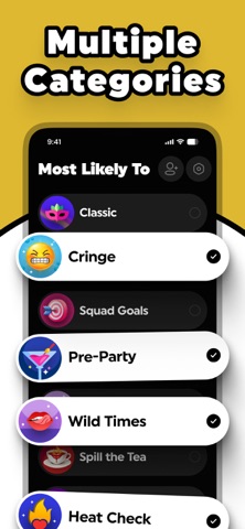 Whos Most Likely To Exposed ۬ iPhone screenshot