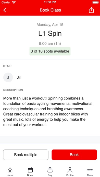 Level One Fitness Screenshot