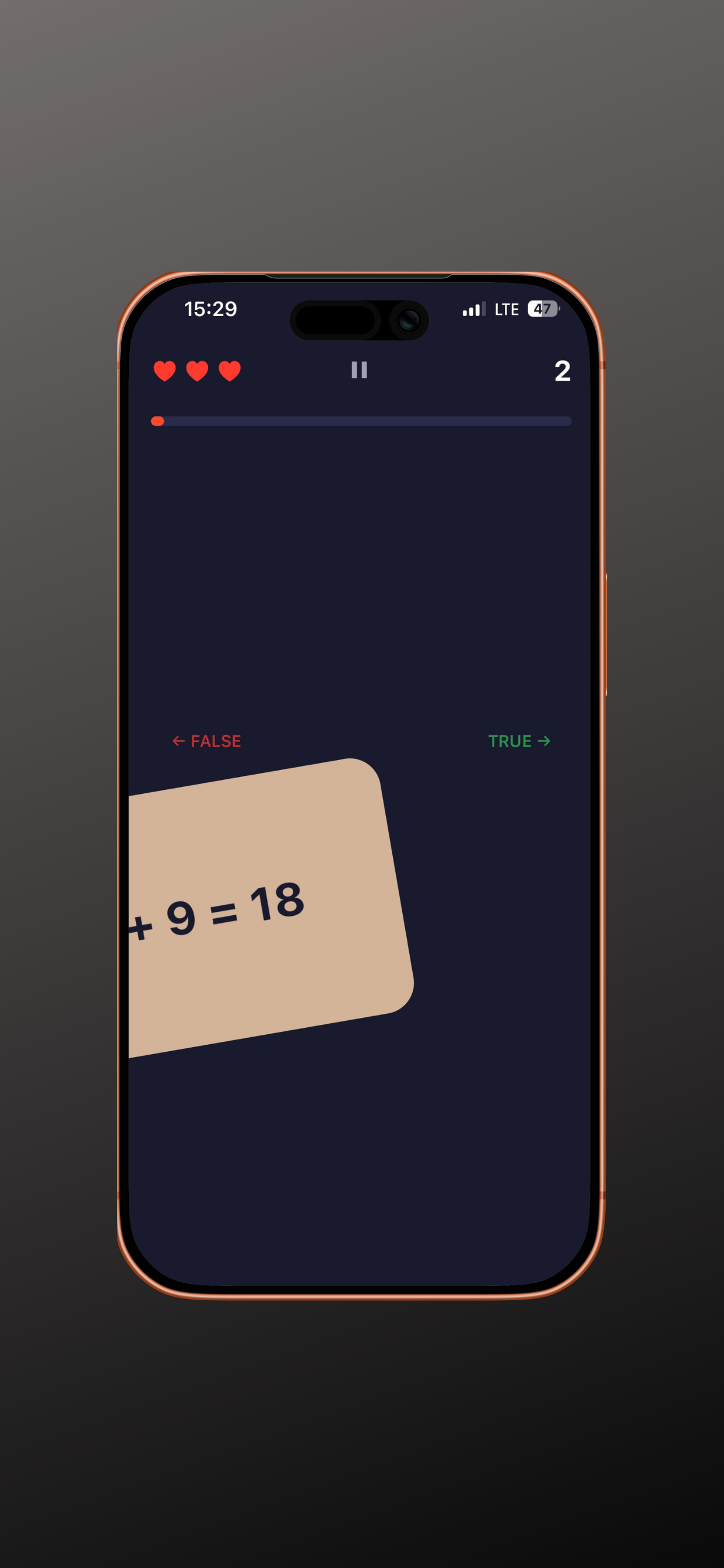 Swipe & Math: Brain Quiz Game screenshot 5