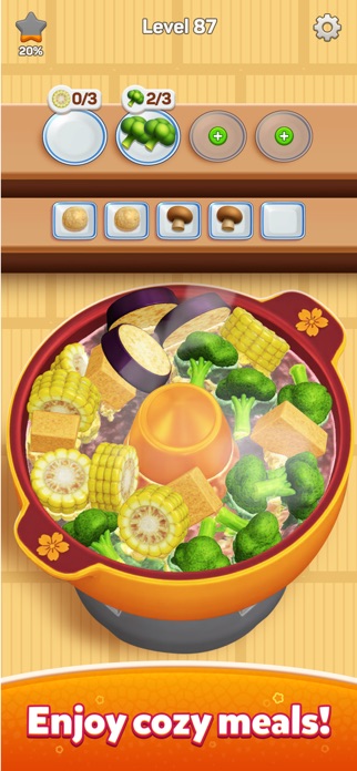 Hotpot Go: リラックスできる食べ物の分類ゲーム スクリーンショット3