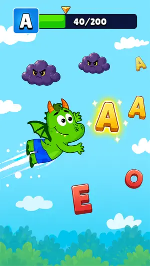 ABC Dragons: Learn to Read screenshot 2