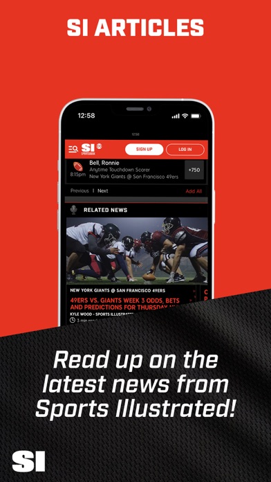 Sports Illustrated: Sportsbook Screenshot