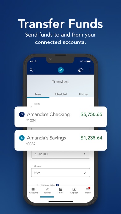 Point Breeze Credit Union App iPhone screenshot